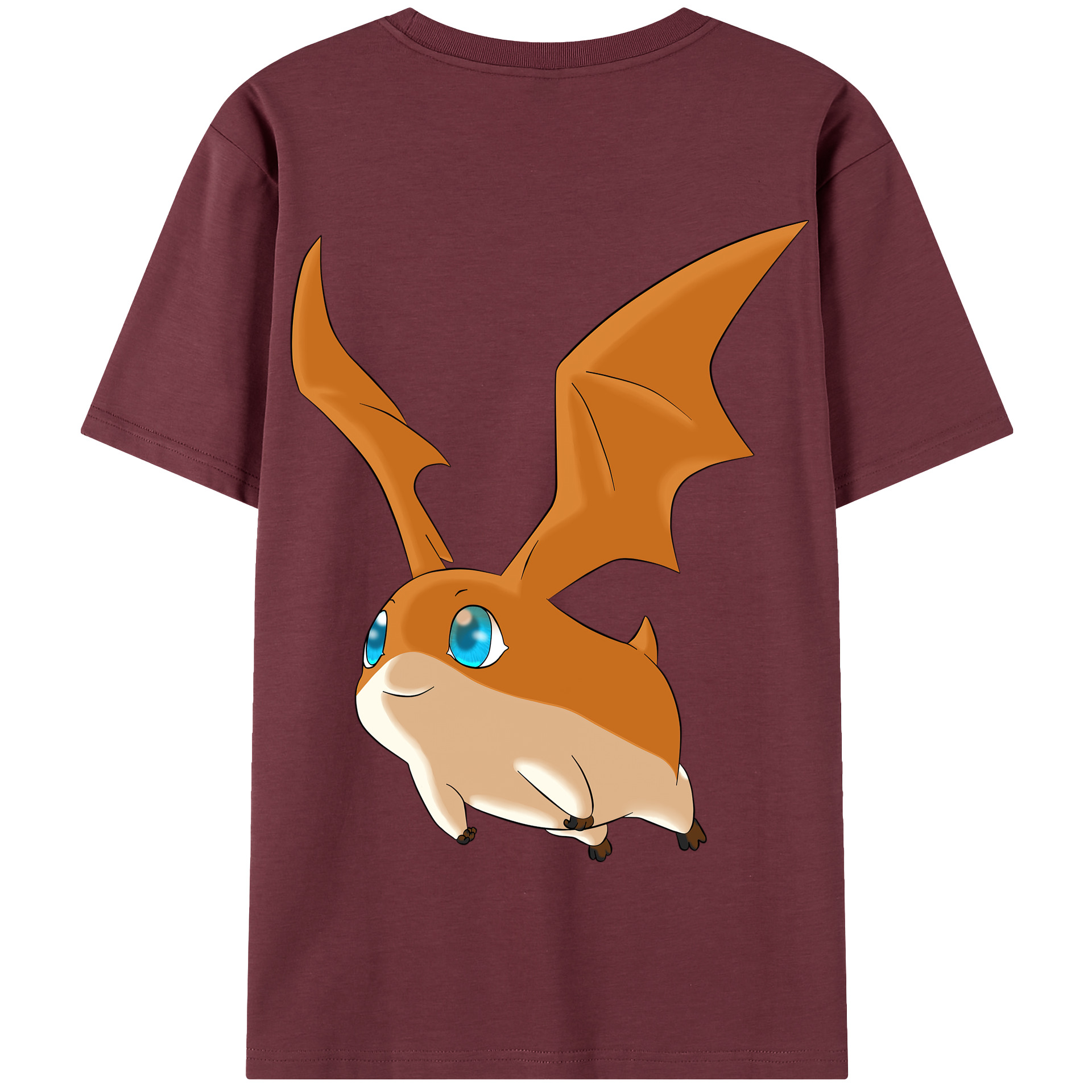 （画像用） Digimon デジタルモンスター/デジモン 綿100％半袖Tシャツ（背面プリント）
